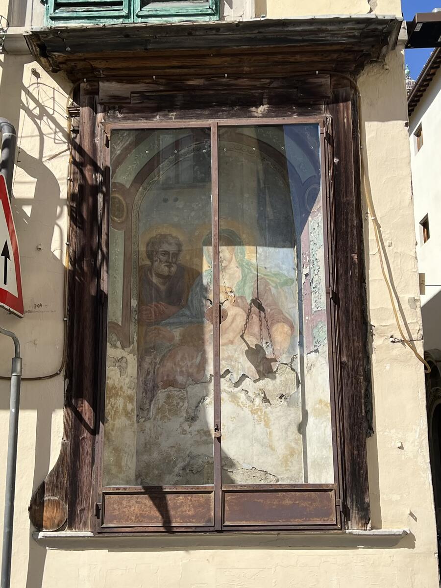 Quadro di Giuseppe, Maria e Gesù bambino