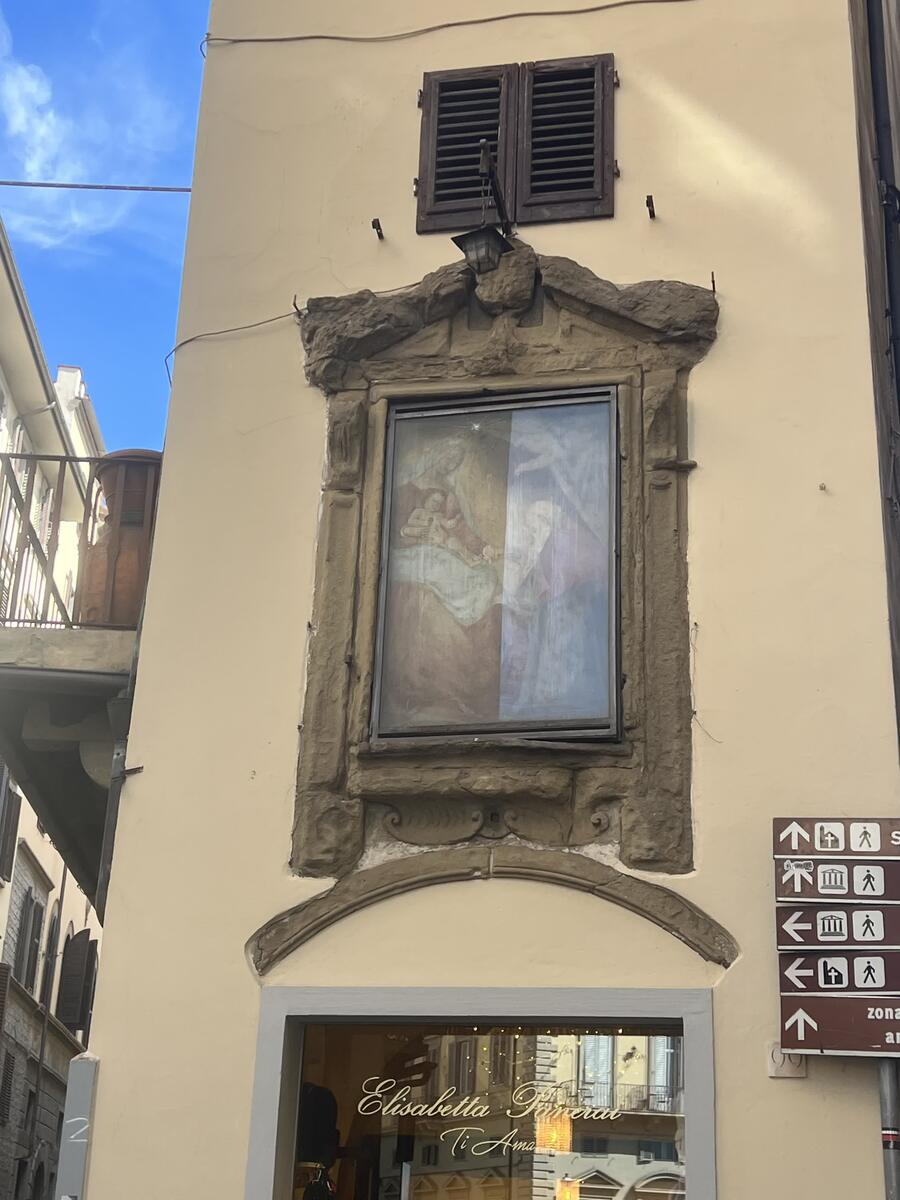 Tabernacolo con Maria e Gesù bambino