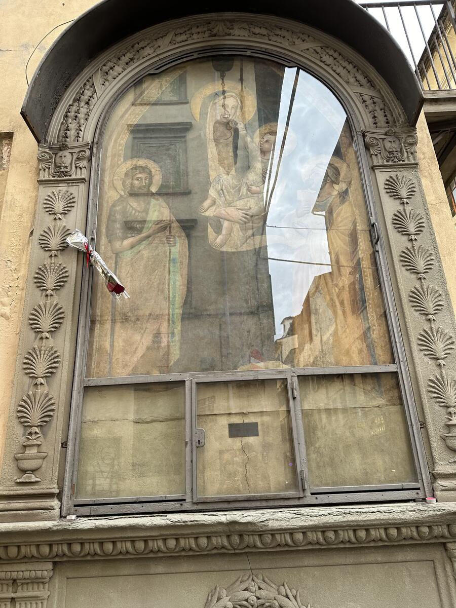 Dipinto della Madonna con Gesù bambino
