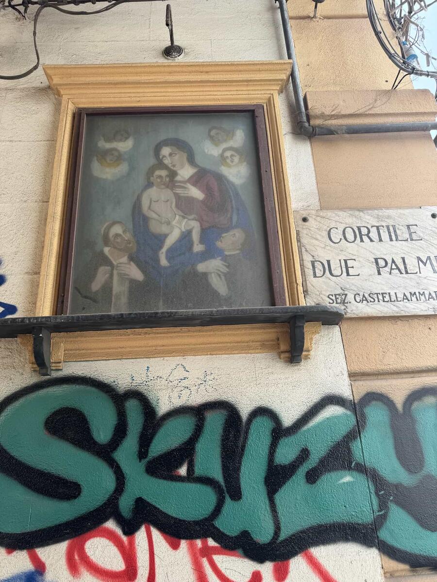 Quadretto con La Madonna, Gesù bambino