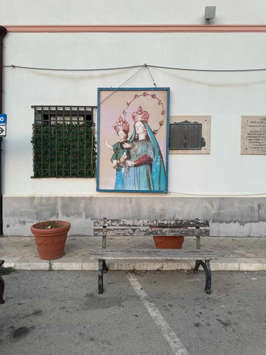 Foto della Madonna con Gesù bambino