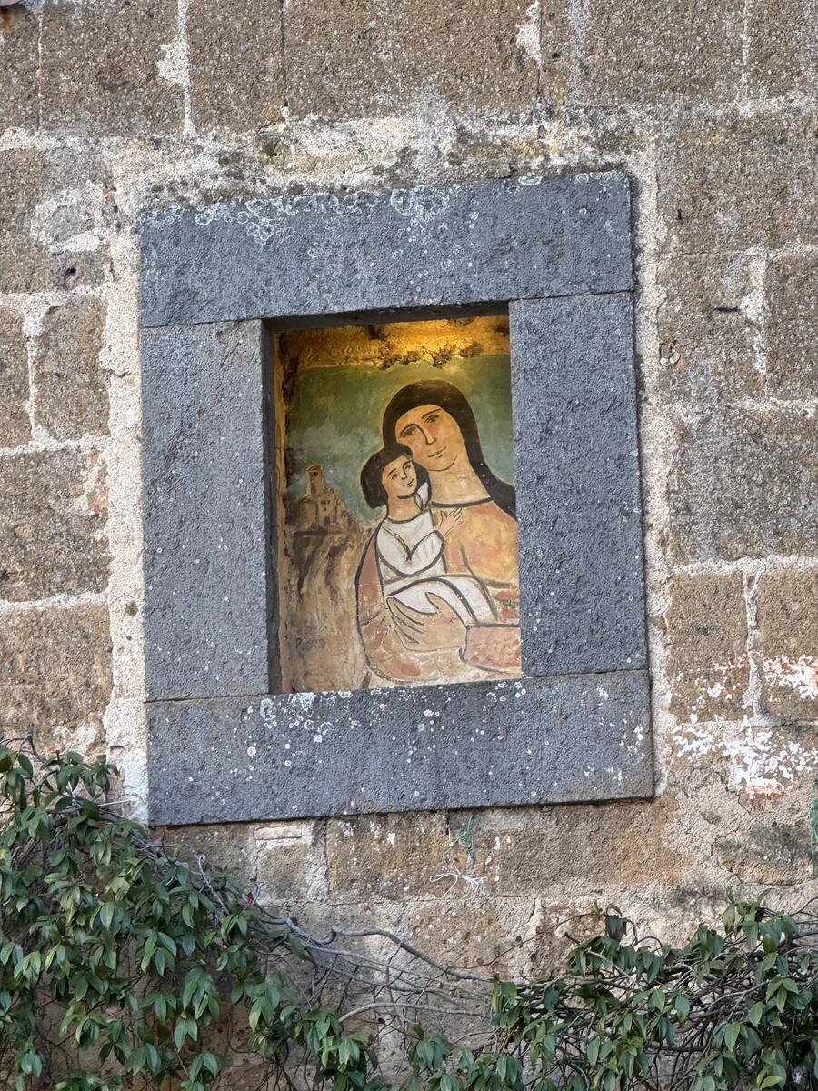 Dipinto della Madonna con Gesù bambino