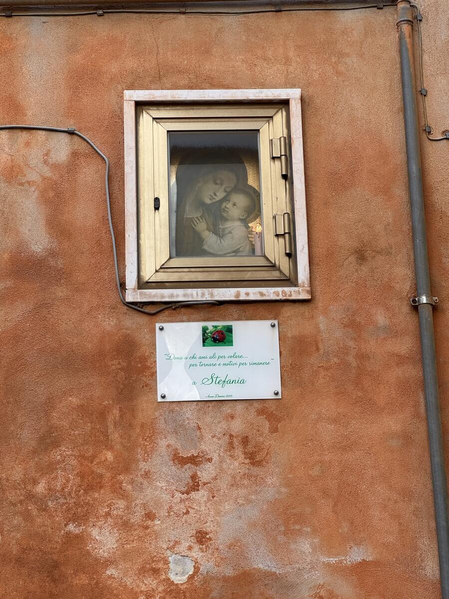 Quadretto con Madonna e Gesù bambino