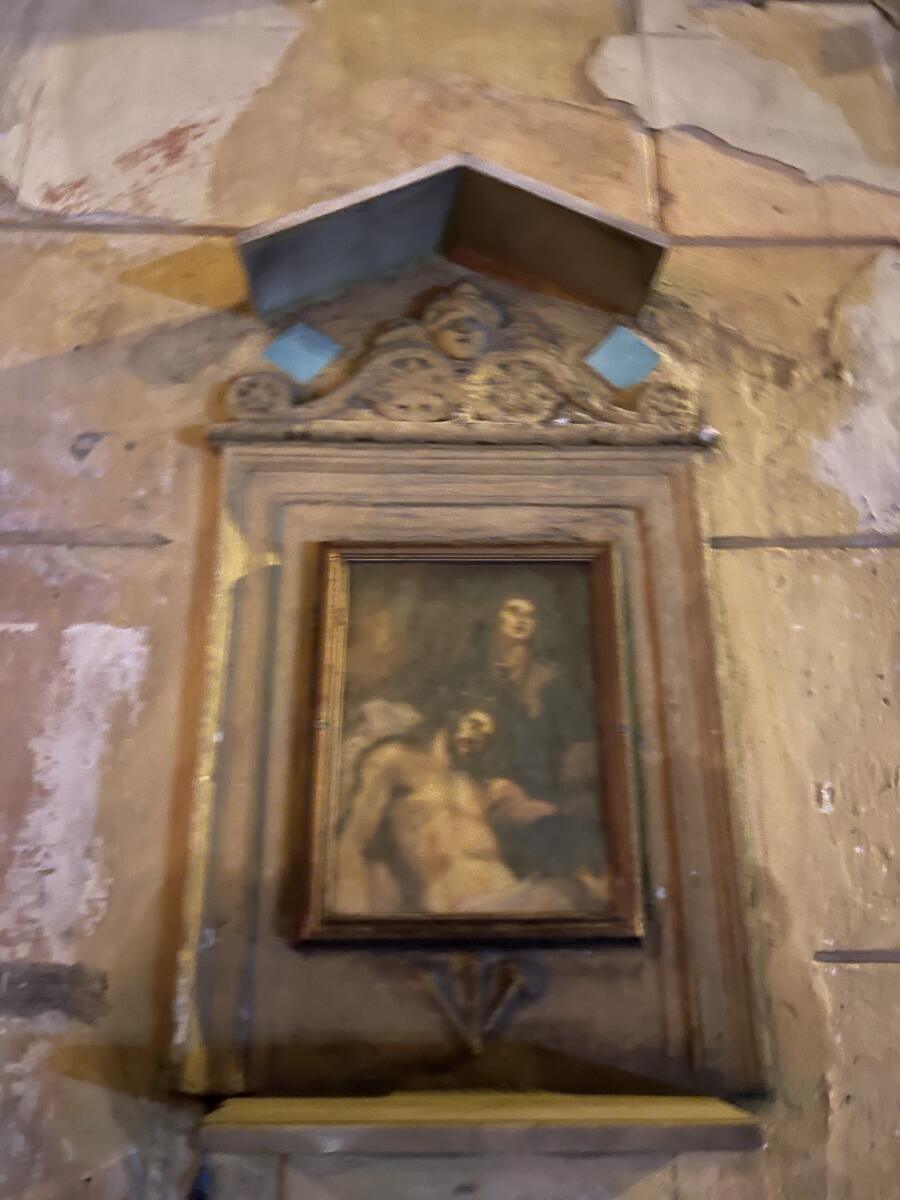 Quadro con Madonna e Gesù